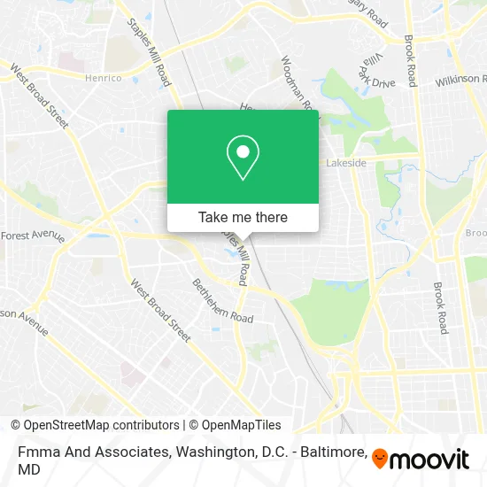 Fmma And Associates map