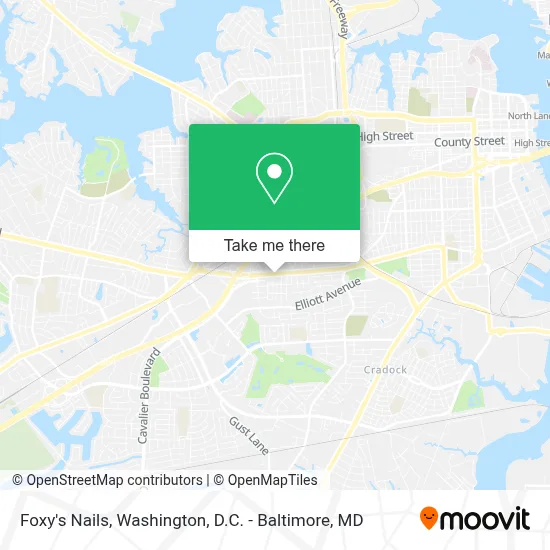 Foxy's Nails map