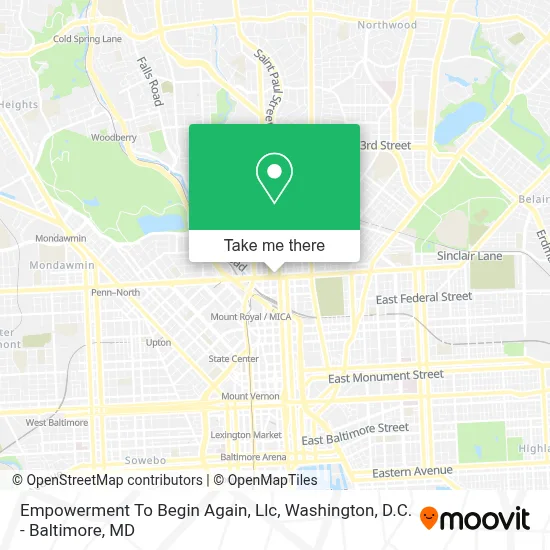 Empowerment To Begin Again, Llc map