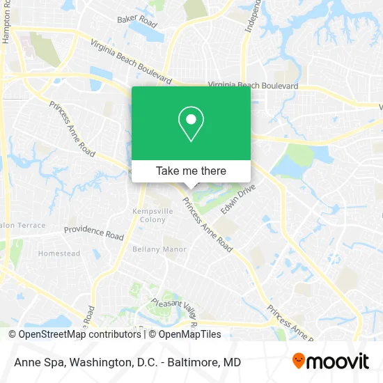 Anne Spa map