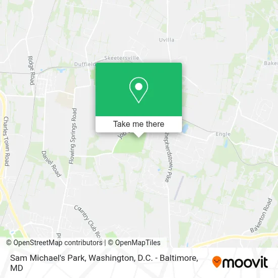 Sam Michael's Park map