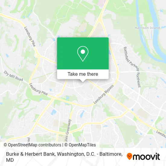 Burke & Herbert Bank map
