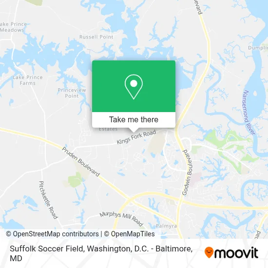Suffolk Soccer Field map