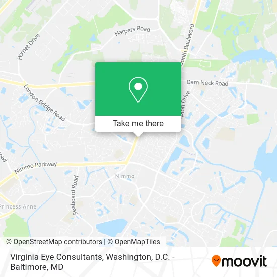 Virginia Eye Consultants map