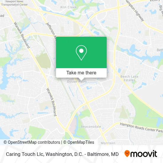 Caring Touch Llc map