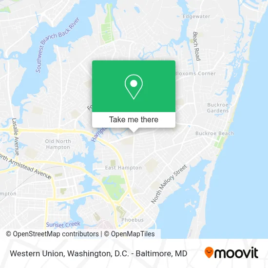 Western Union map