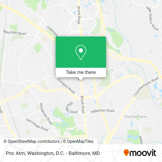 Pnc Atm map