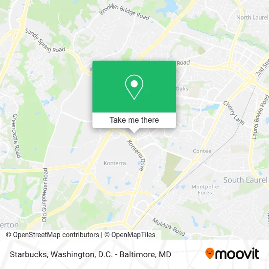 Starbucks map