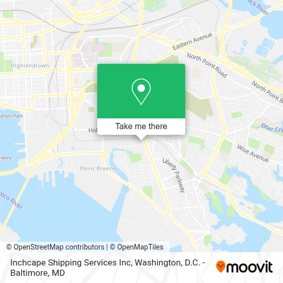 Inchcape Shipping Services Inc map