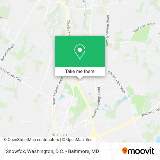 Snowfox map