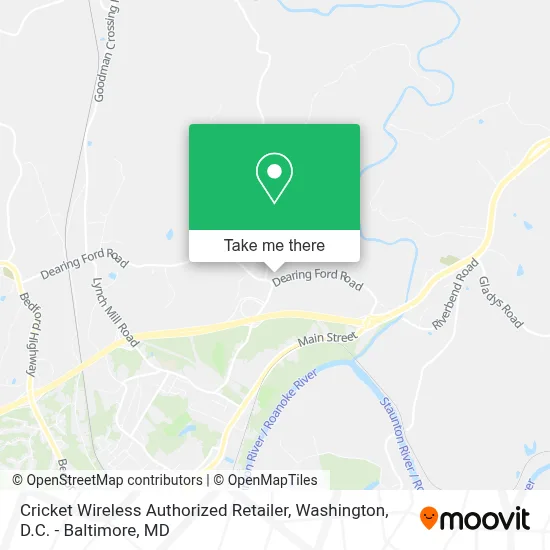 Cricket Wireless Authorized Retailer map