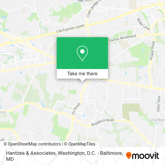 Hantzes & Associates map