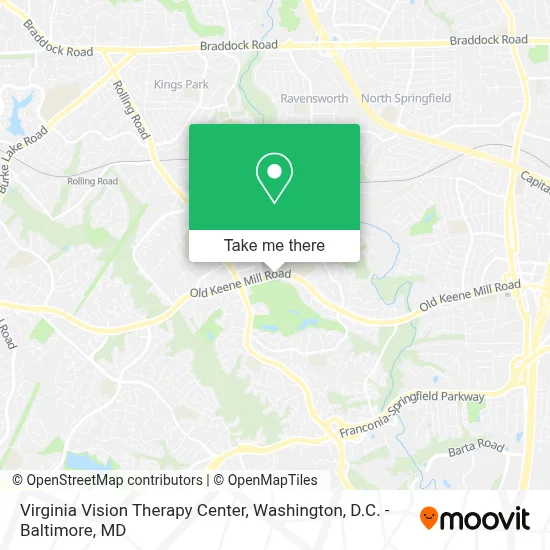 Virginia Vision Therapy Center map