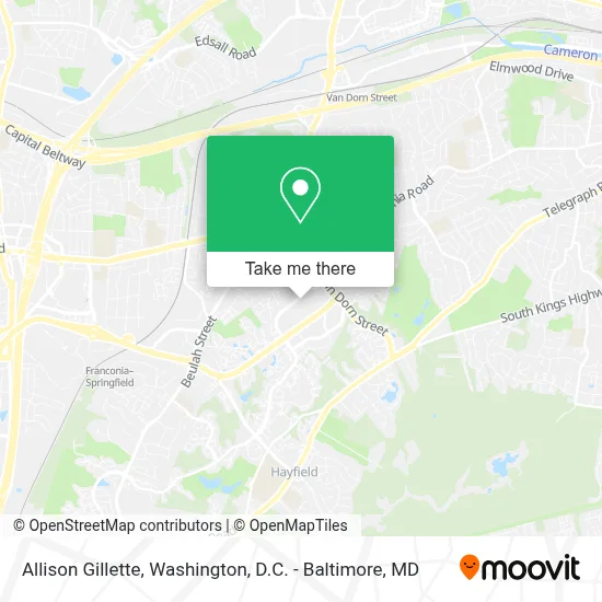Allison Gillette map