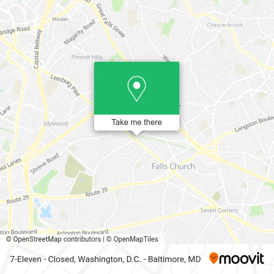 7-Eleven - Closed map
