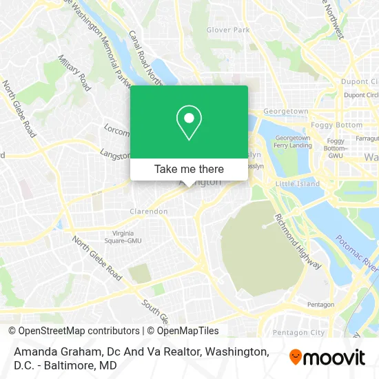 Amanda Graham, Dc And Va Realtor map