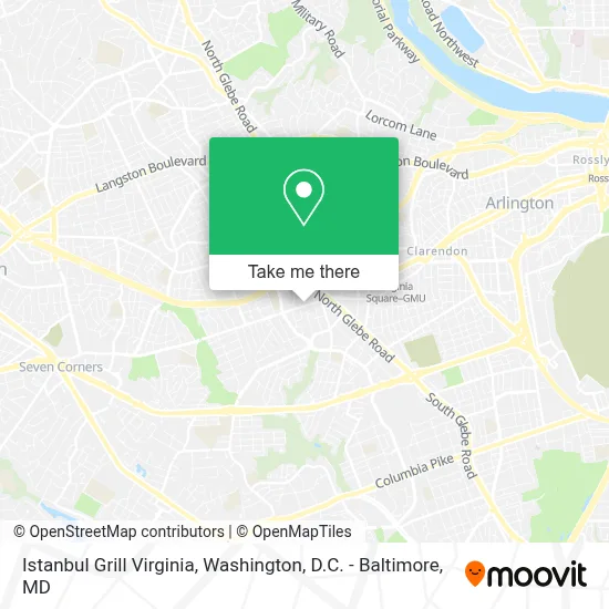 Istanbul Grill Virginia map