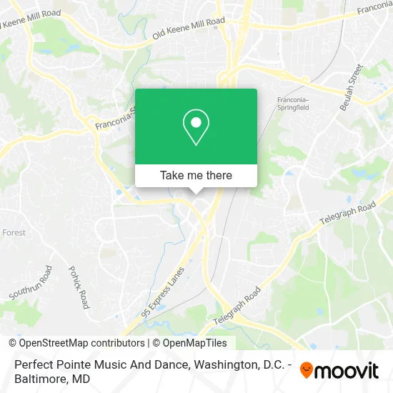 Perfect Pointe Music And Dance map