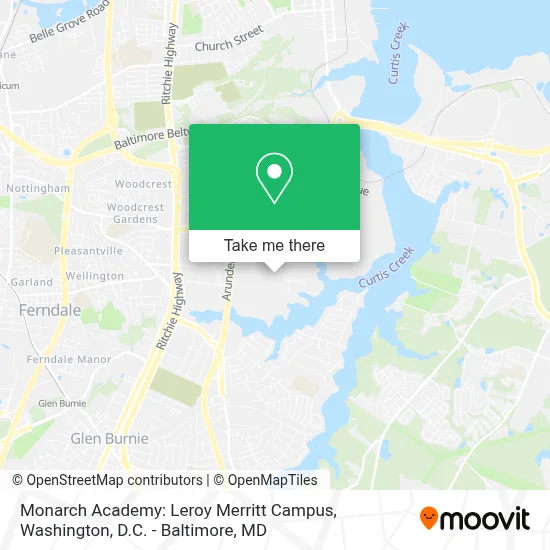 Monarch Academy: Leroy Merritt Campus map