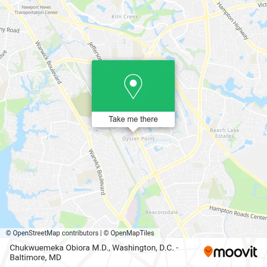 Chukwuemeka Obiora M.D. map