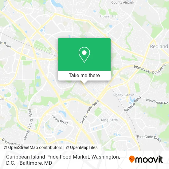 Caribbean Island Pride Food Market map