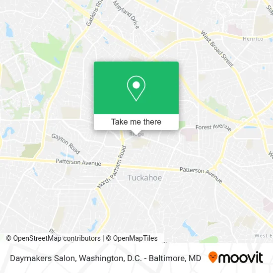 Daymakers Salon map