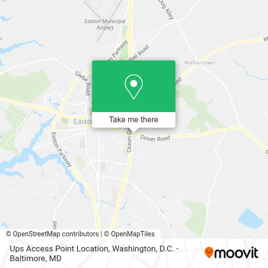 Ups Access Point Location map