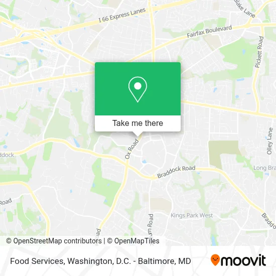 Food Services map