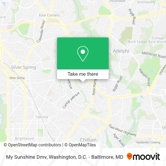 My Sunshine Dmv map