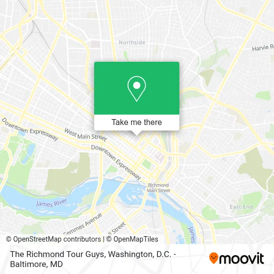 The Richmond Tour Guys map