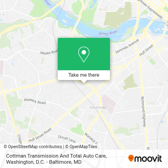 Cottman Transmission And Total Auto Care map
