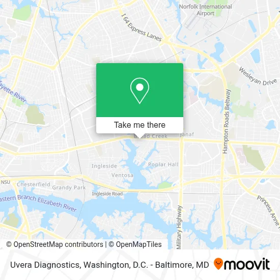 Uvera Diagnostics map