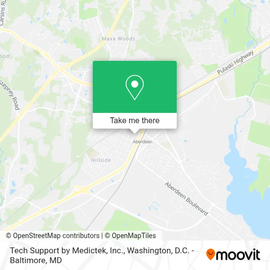 Tech Support by Medictek, Inc. map