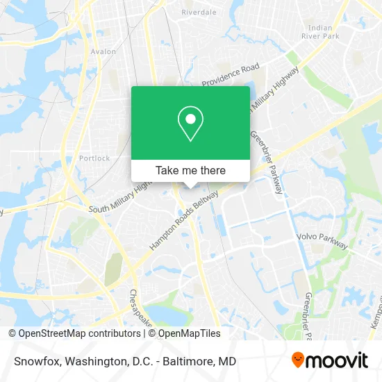 Snowfox map