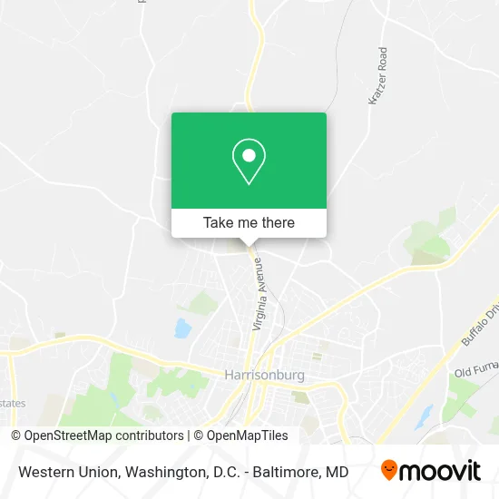 Western Union map