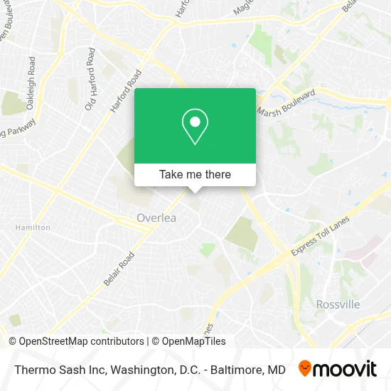 Thermo Sash Inc map
