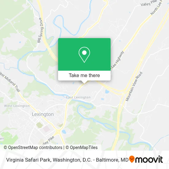 Virginia Safari Park map