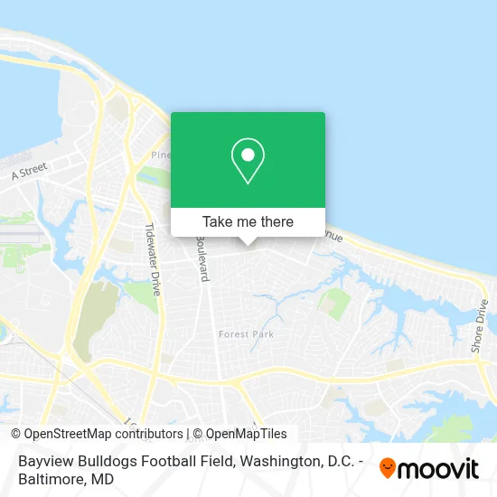Bayview Bulldogs Football Field map