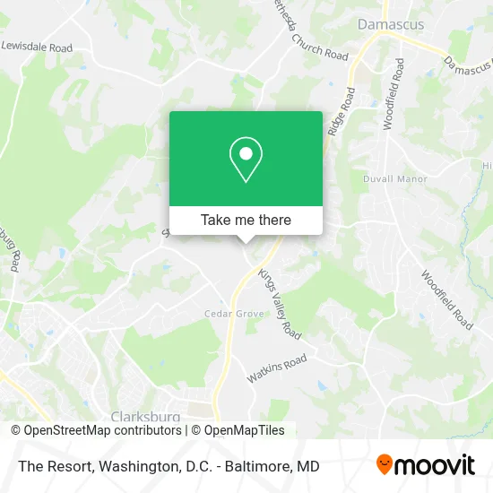 The Resort map