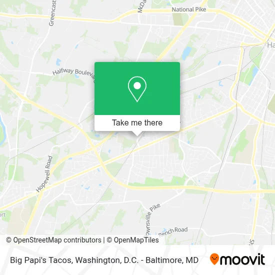 Big Papi's Tacos map