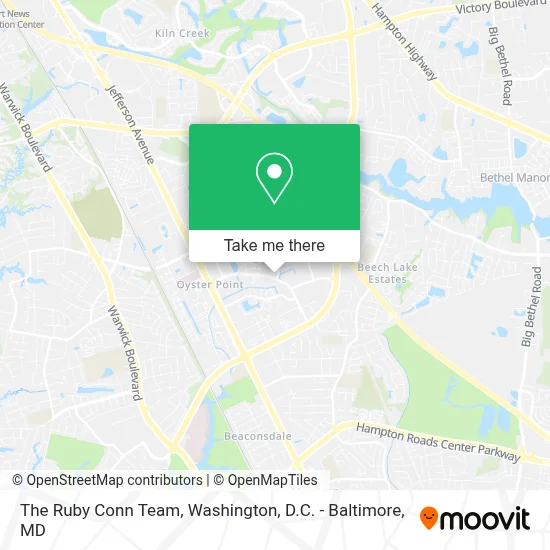 The Ruby Conn Team map