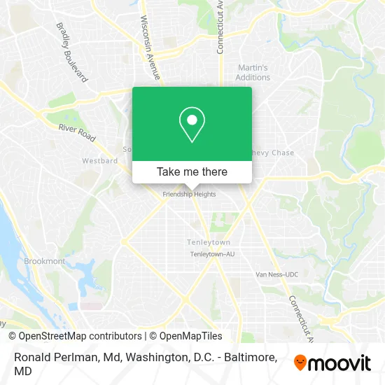 Ronald Perlman, Md map