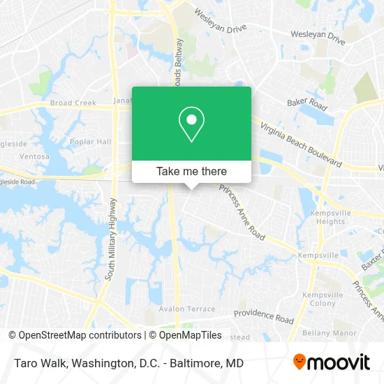 Taro Walk map