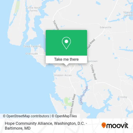 Hope Community Alliance map