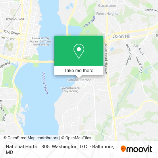 National Harbor 305 map