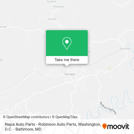 Napa Auto Parts - Robinson Auto Parts map
