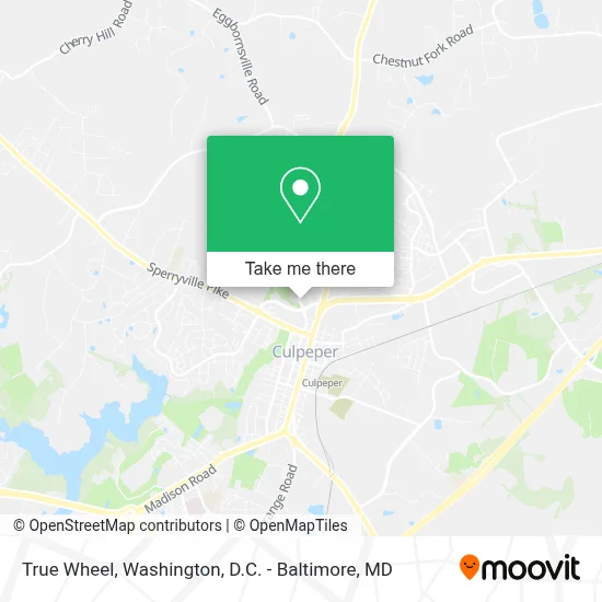 True Wheel map