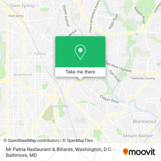 Mi Patria Restaurant & Billards map