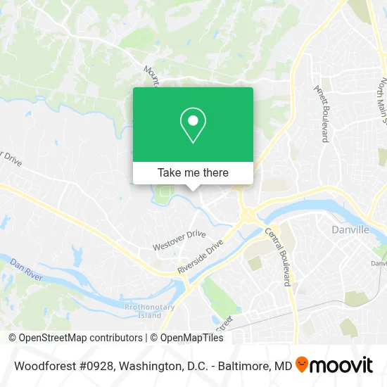 Woodforest #0928 map