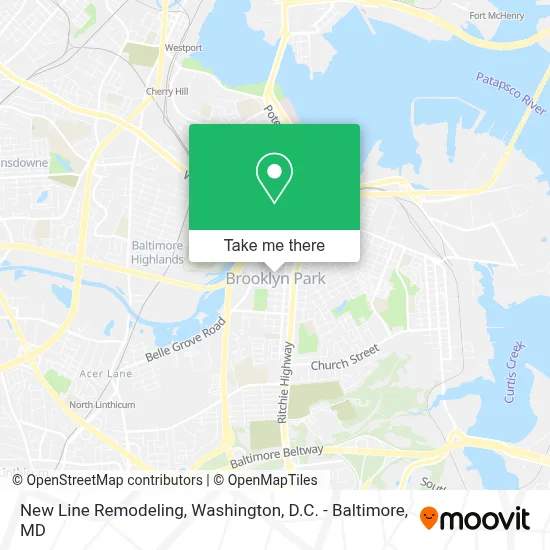 New Line Remodeling map